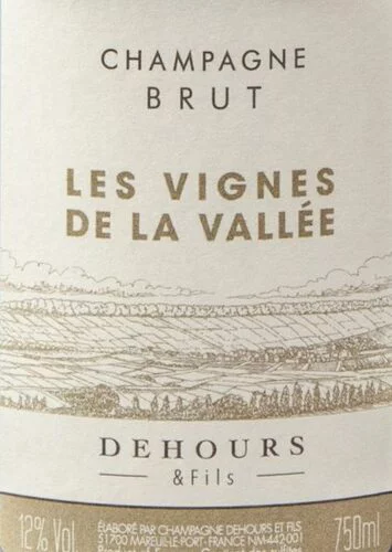 Domaine Dehours Champagne Les Vignes de la Vallee Brut