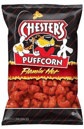 Chester's Flamin' Hot Puffcorn