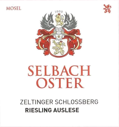 Selbach-Oster Zeltinger Schlossberg Riesling Auslese