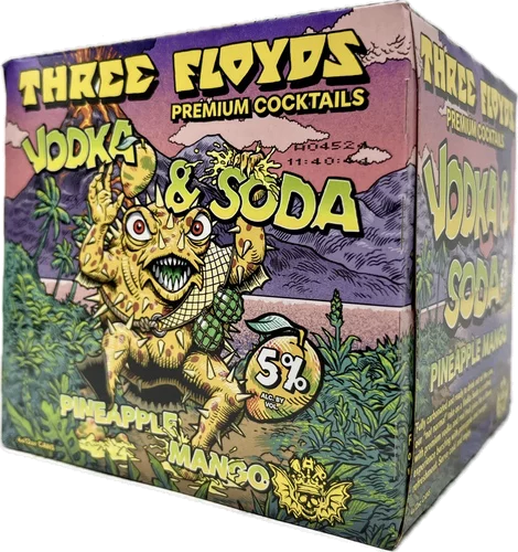 Three Floyds Vodka & Soda Pineapple Mango - Archer Liquors