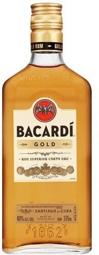 Bacardi Gold Rum 375ml, Puerto Rico