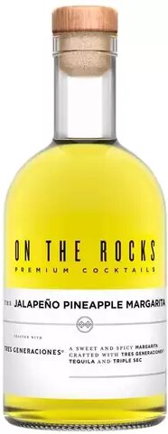 On The Rocks Jalapeno Pineapple Margarita Cocktail RTD