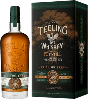 Teeling Single Pot Still Wonders Of Wood Virgin Portuguese Oak 2nd Edition Irish Whiskey