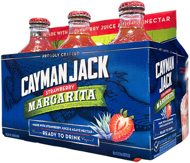 margay Cayman Jack Cayman Jacked Strawberry Margarita, 19.2 fl oz Can, 10