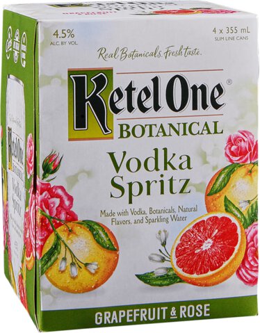 Ketel One Spritz Grapefruit & Rose 4pk