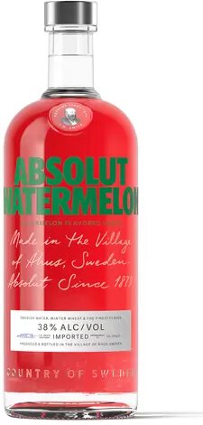 Absolut Watermelon Vodka 750ml