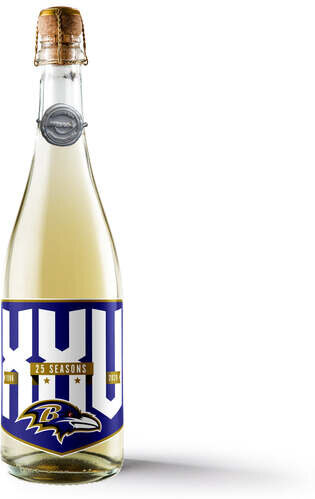 Baltimore Ravens 25th Anniversary Locker Room Bubbly