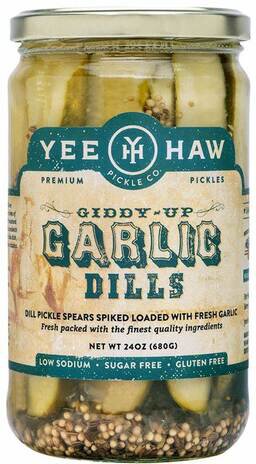 Yee Haw Giddy Up Garlic Pickles