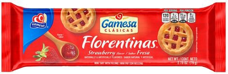 Gamesa Florentinas Strawberry Cookies