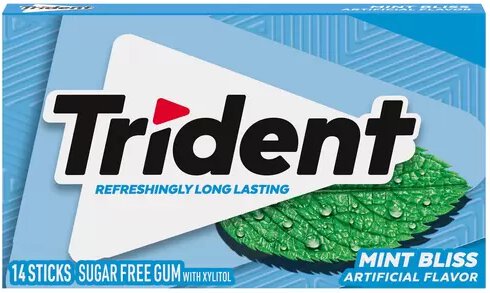 Trident Sugar Free Mint Bliss Gum