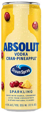 Absolut x Ocean Spray Cran-Pineapple Vodka Cocktails