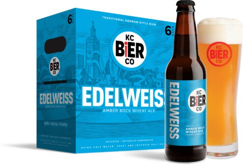 KC Bier Edelweiss Amber Bock Wheat Ale