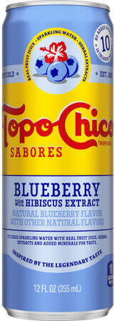 Topo Chico Sabores Blueberry Hibiscus