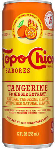Topo Chico Tangerine With Ging