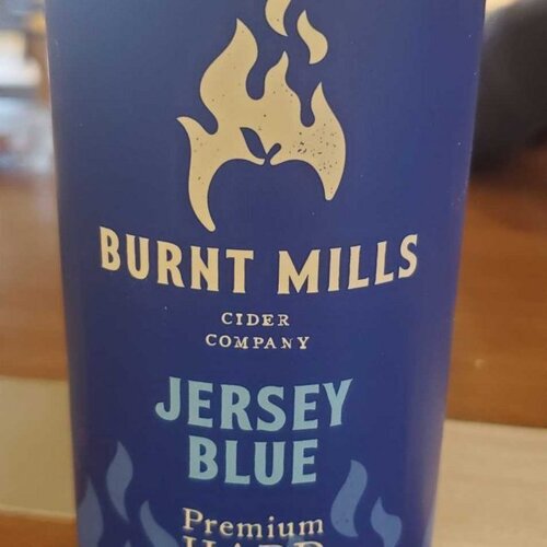 Burnt Mills Jersey Blue Premium Hard Cider Limited Release