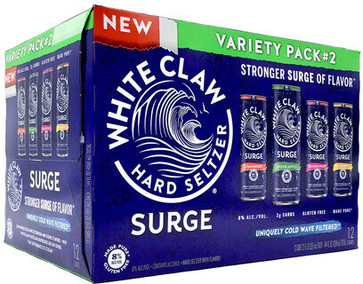 White Claw Hard Seltzer Surge #2 variety 12pk