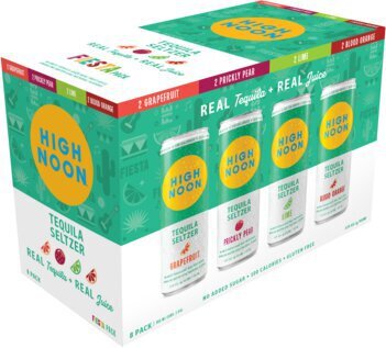 High Noon Fiesta Pack Tequila Hard Seltzer Variety Pack 8