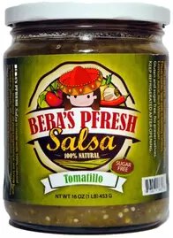 Beba's Pfresh Salsa Mild Tomatillo