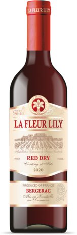 La Fleur Lily Rouge Red