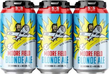 5x5 Moore Field Blonde Ale 6PK Cans