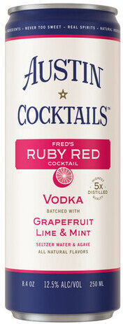 Austin Cocktails Fred's Ruby Red Grapefruit Lime And Mint Cocktails