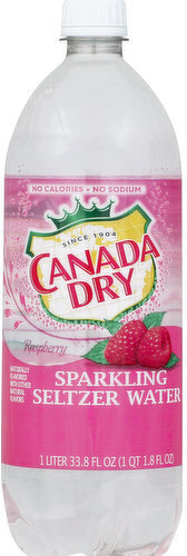 Canada Dry Sparkling Seltzer Raspberry