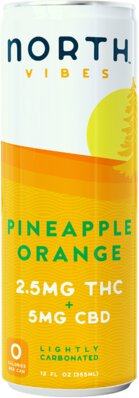 North Pineapple Orange 5mg THC Seltzer