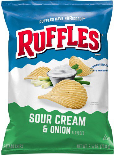 Ruffles Sour Cream & Onion Potato Chips