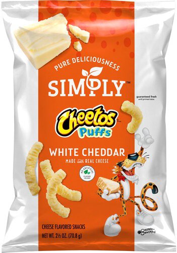 Cheetos Simply White Cheddar Puffs