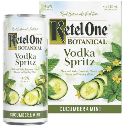 Ketel One Botanical Vodka Spritz Cucumber Mint