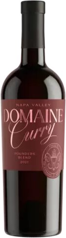 Domaine Curry Red Wine Founders Blend Napa Valley