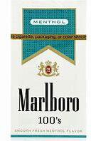 Cigarette Marlboro Menthol Gold 100's