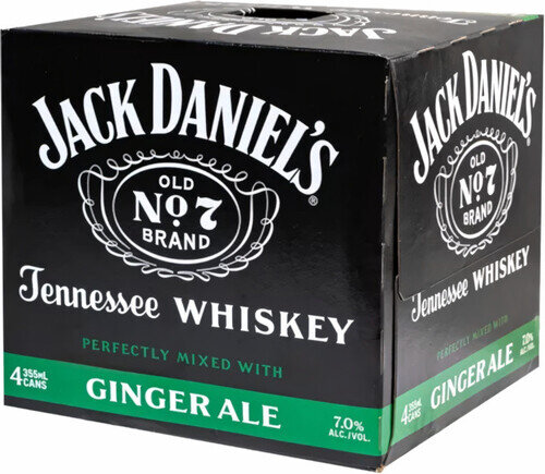 Jack Daniels Tennessee Ginger Ale Cocktail
