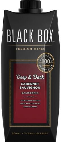 Black Box Deep & Dark Cabernet Sauvignon Calif Tetra