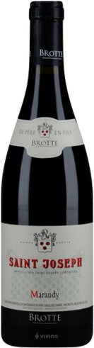 Brotte Marandy Saint Joseph Rouge Rhone Valley France