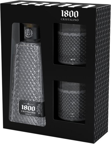 1800 Cristalino Anejo Gift Set