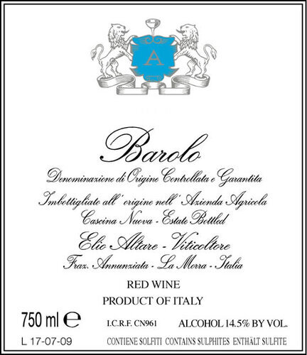 Elio Altare Barolo DOCG