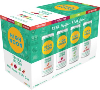 High Noon Fiesta Pack Tequila Hard Seltzer Variety 8PK Cans