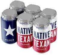 Independence Native Texan Pilsner Cans