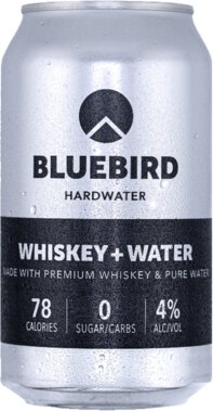 Bluebird Hardwater Whiskey & Water Can