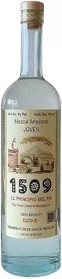 1509 MEZCAL ARTESANAL JOVEN CUISHE 750ML