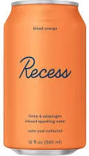 Recess Hemp Sparkling Water Blood Orange