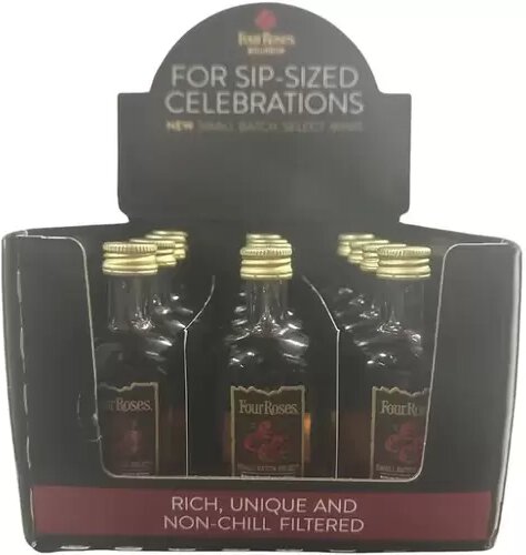 Four Roses Small Batch Select Bourbon Whiskey Pack - 12x50ml