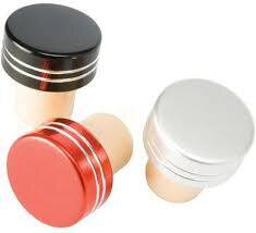 Metallic Top Stoppers In Assorted Brights Bulk