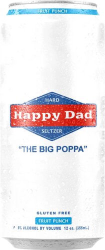 Happy Dad Hard Seltzer Big Poppa Fruit Punch