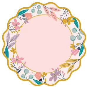 Design Dessert Plate Time To Bloom