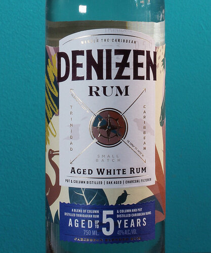 Denizen White Rum 5 Yrs Aged