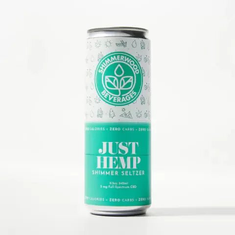 Shimmerwood Beverages 5mg CBD Seltzer Just Hemp