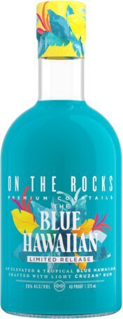 On The Rocks The Blue Hawaiian Cocktail