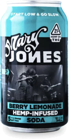 Mary Jones Berry Lemonade THC Infused Soda